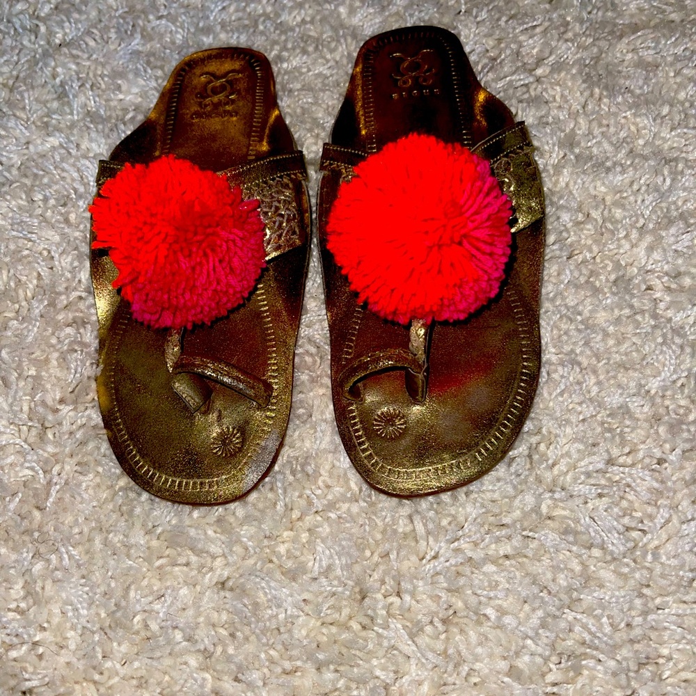 Figue Leo Pom Pom sandals
